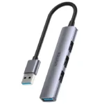 H1208A, UNITEK 4-in-1 USB-A 5Gbps Hub (3x480Mbs 1x5Gbs 3,0), Slim, Space Grey
