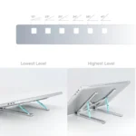 OT155SL, UNITEK Adjustable Laptop Stand, Size: 240*164*4MM, Silver, with a Carry Bag, Unitek Gift Box