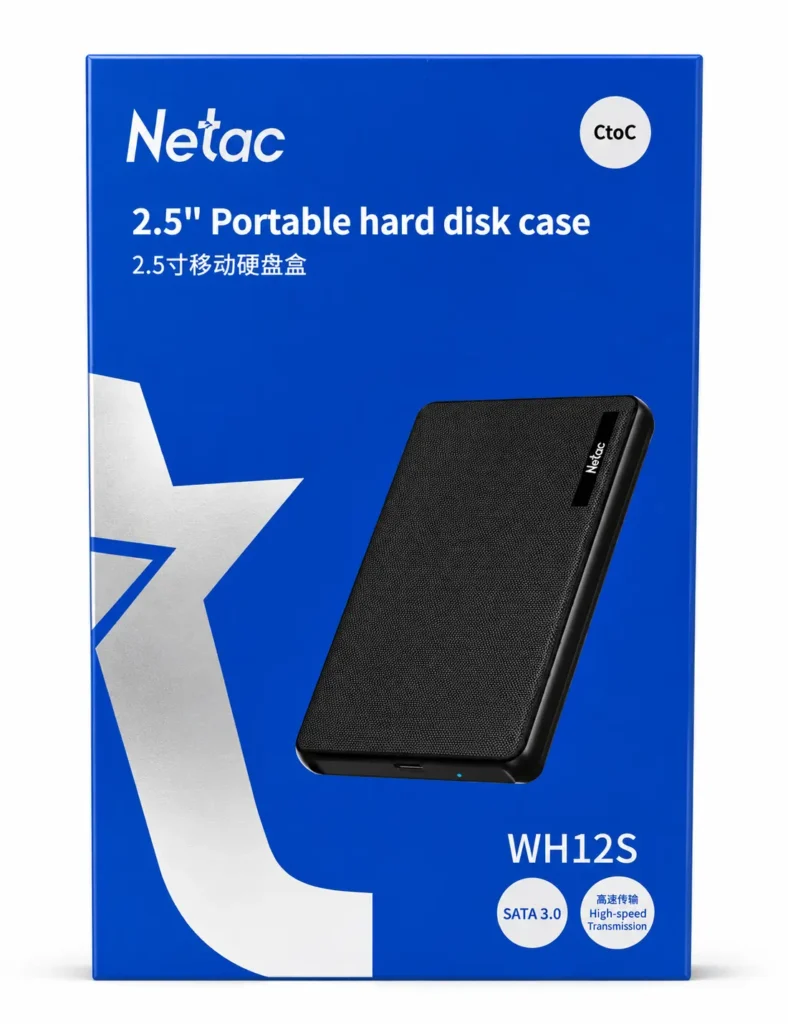 WH12S, NT07WH12S-30CA, 2.5" hard disk case.