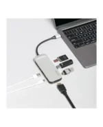 C-HUBC1-SR-EN USB Kingston Nucleum USB-C HDMI Output, USB-A, SD and MicroSD Card Reader
