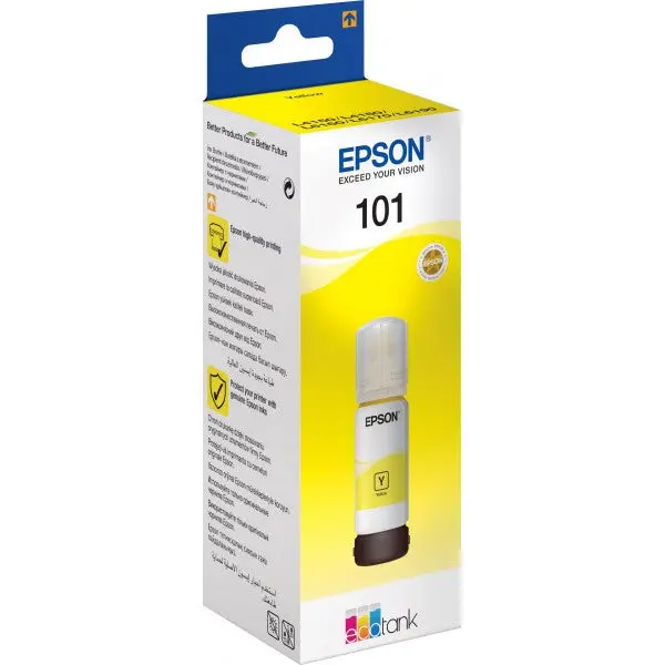 EPSON, 101 Ink, Yellow Ink Bottle C13T03V44A
