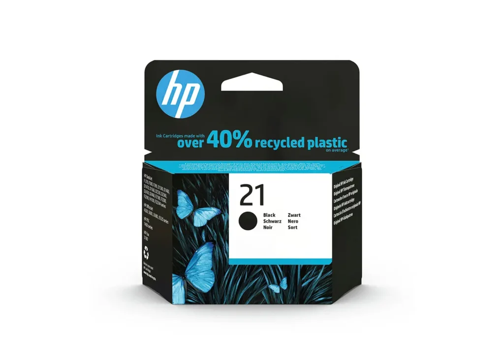 HP 21, Black Ink Cartridge C9351AE