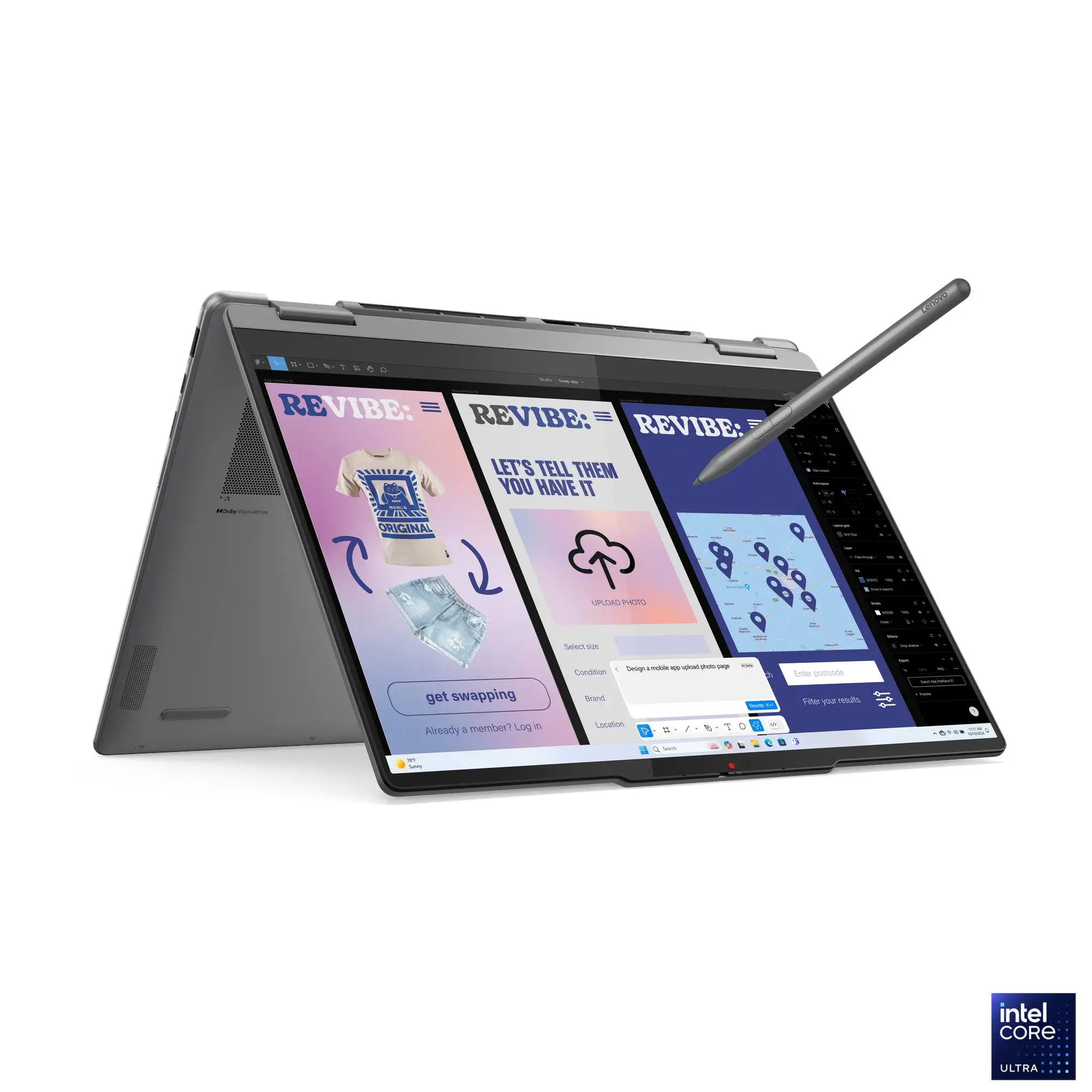Lenovo Yoga 7 2-in-1, 14'' OLED Touch Ultra 7 258V, 32GB, 1TB, Luna Grey. 14ILL10 Lenovo Yoga 7 2-in-1, 14'' OLED Touch Ultra 7 258V, 32GB, 1TB, Luna Grey. 14ILL10