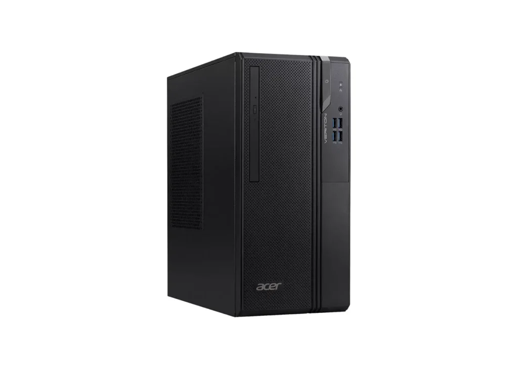 Veriton S2690G, ACER, PC, TWR Intel Core i3-12100, 8GB, F256GB, HDMI,DP,VGA, kb+m, Lin, black.