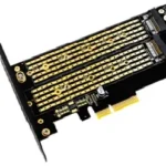 Kingda, KDSATAPCIE0101 M.2 PCIE Adapter for PCIE NVMe SSD ,with sata, 2 X m2 + 1 X SATA