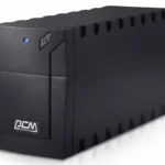 POWERCOM, RPT-1000A, 1000VA/600W, Line-Interactive, Automatic internal bypass, Black.