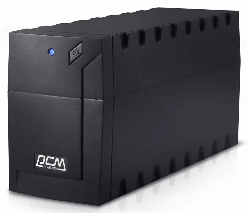 POWERCOM, RPT-1000A, 1000VA/600W, Line-Interactive, Automatic internal bypass, Black.