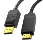 HAGBG, VENTION, Cable, 4K DisplayPort to HDMI Cable 1.5M Black (DP to HDMI).