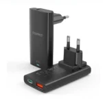 XX-PD6011-EU-BK, Choetech PD6011 67W GAN Ultrathin A+C Wall Charger Black
