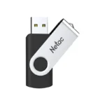 NETAC, U505, 128GB, USB3.2, ABS+Iron, Black+Silver