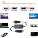 KDHDMIDP-1.8M, Kingda, HDMI To Display Port 1.8m