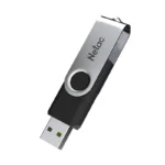 NETAC, U505, 16GB, USB2.0, ABS+Iron, Black+Silver