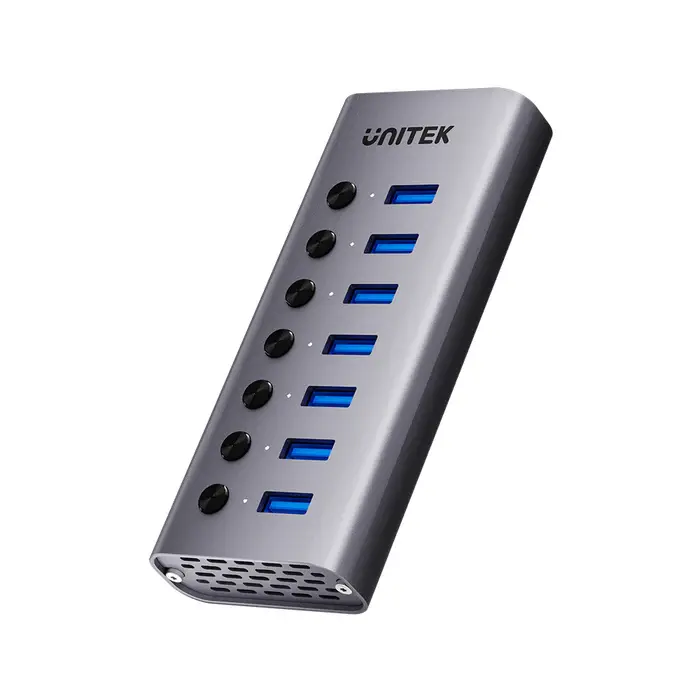 H1314A, UNITEK, USB HUB, 7-in-1 USB-C 5Gbps Hub .