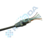 KD-PG8033-C6, KINGDA STP Cat6 8P8C plug,pass through (შეფუთვაში- 100 ცალი)
