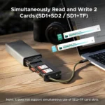 CM856, UGREEN, Card Reader, Multi-function Card Reader Case, Grey.