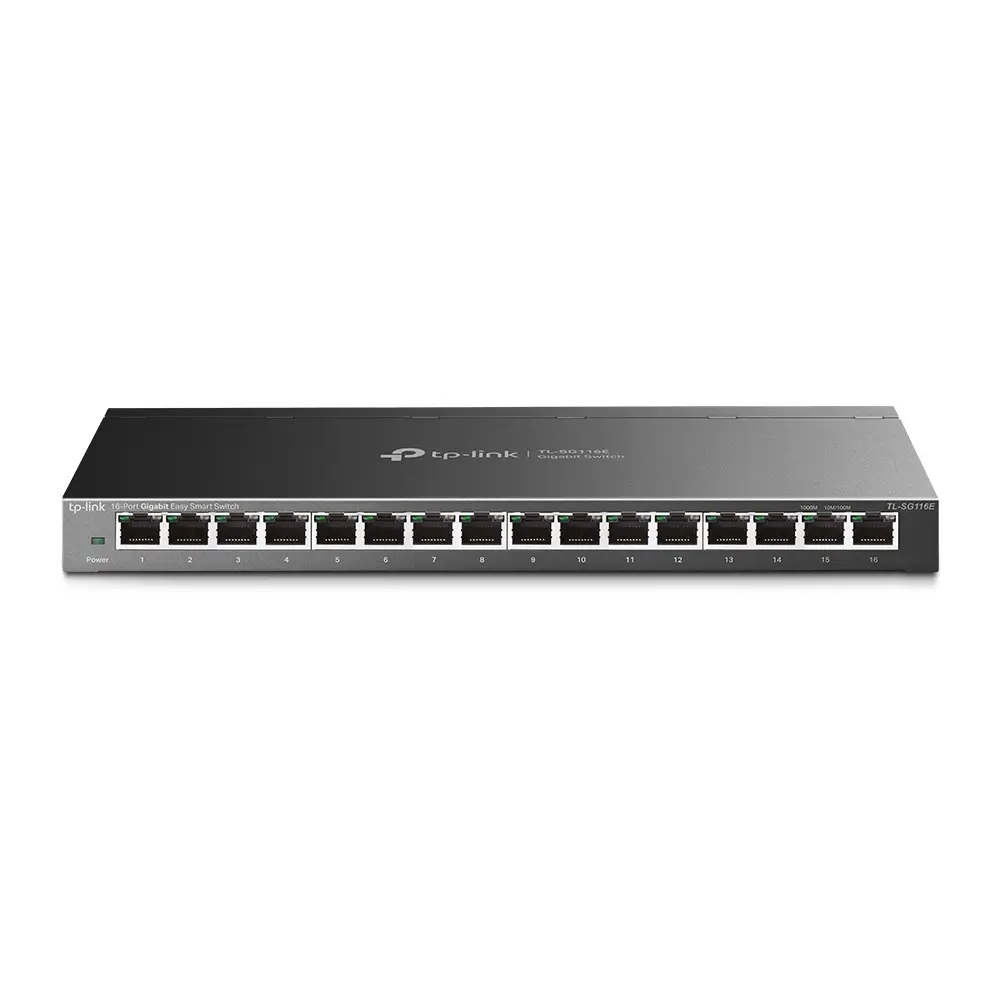 TP-Link, TL-SG116E, 16-Port Gigabit Easy Smart Switch