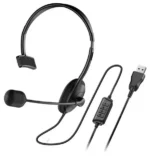 Genius, HS-100U Single Ear USB Headset Black