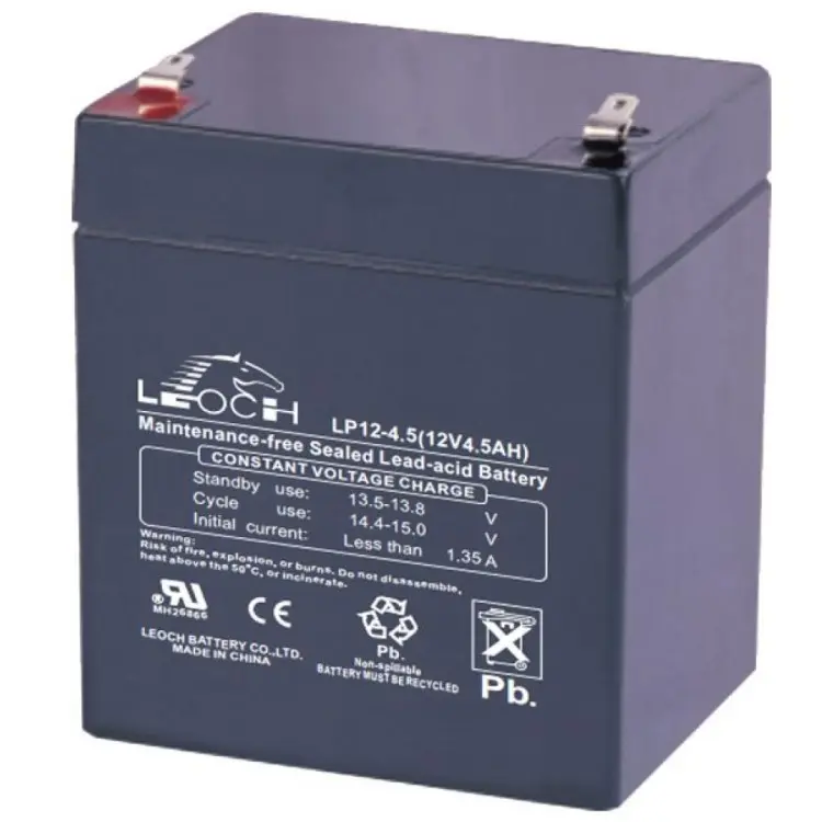 LEOCH, LP12-4.5, 12V 4.5Ah Rechargeable