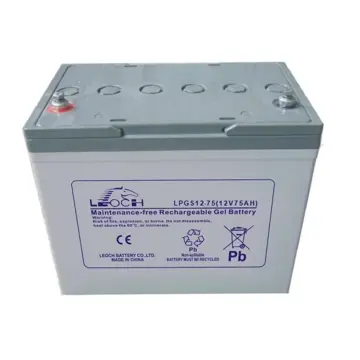 LEOCH, LP12-75, 12V 75Ah Rechargeable
