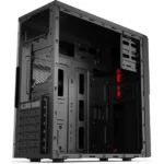 2E-E1903U-400, Computer case 2Е ALFA (E1903U-400) with PSU 2EATX400 MidT,2xUSB2.0,1xUSB3.0 black