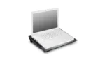 N8 BLACK, DEEPCOOL, Cooler, 17", on/off, 4 port usn HUB, 1000rpm, 140mm Fan x 2, 25.1 db, 94.7 CFM, 380x55x278, aluminum.