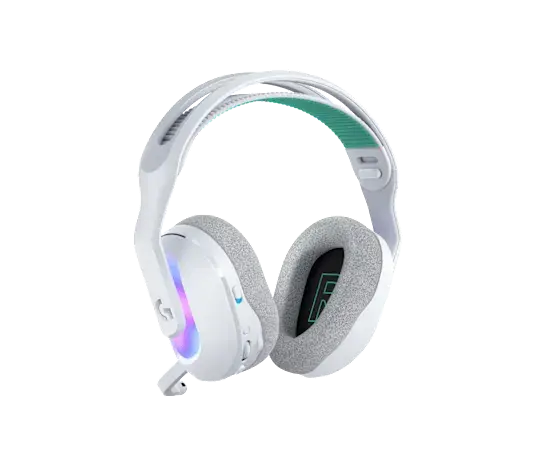 G522, Logitech, Headset, Wireless Gaming Headset with LIGHTSYNC RGB - WHITE.