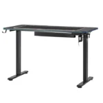 GT120 RGB Gaming Desk, 100-240V, Size: 120cm(L) x 60cm(W) / 47.2"(L) x 23.6"(W), RGB LED Lighting Strip: 16.8 million colors,