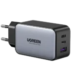 X553, UGREEN, Power Supply, Nexode Air, 65W, USB, USB-C x2, Grey.