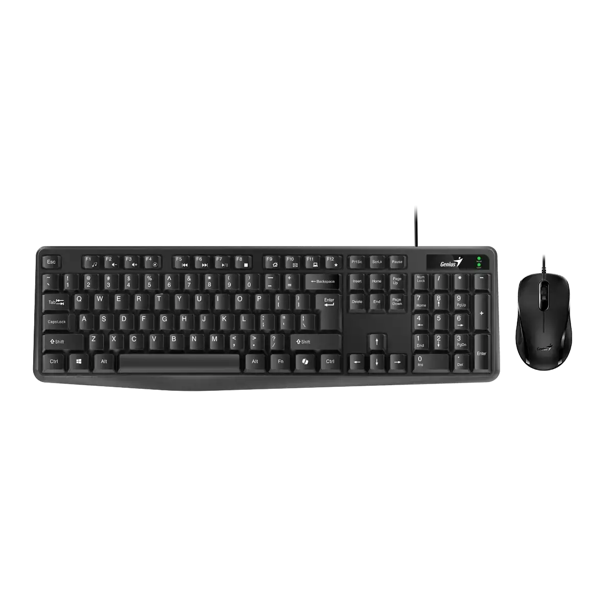 Genius, KM-170, Keyboard and Mouse (Combo) AI Copilot Key, Black Genius, KM-170, Keyboard and Mouse (Combo) AI Copilot Key, Black