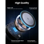Qi2, UGREEN, Car Charger, 15W, Wireless Car Mount Charger, Black/Grey.