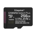 SDCS3/256GBSP, KINGSTON, Memory Card, Canvas Select Plus microSD memory card.