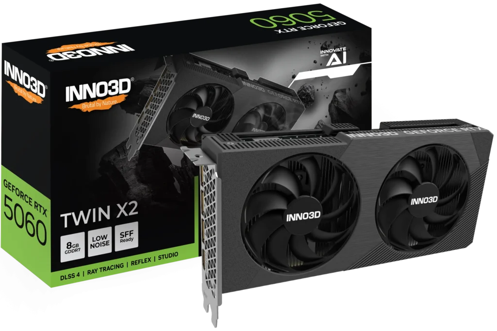 INNO3D GeForce RTX™ 5060 TWIN X2 8GB GDDR7