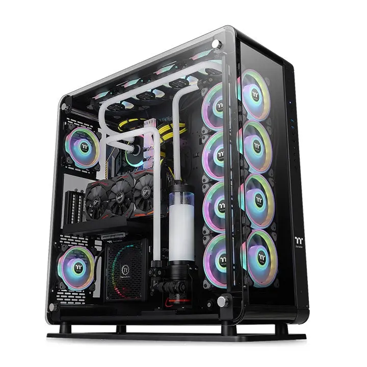 Thermaltake, Core P8 Tempered Glass Full Tower Chassis Case Black