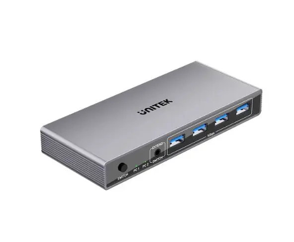 V1309AGY01, UNITEK, KVM Switch, X2 PC, 4K@60Hz, 4 ports 5Gbps, .