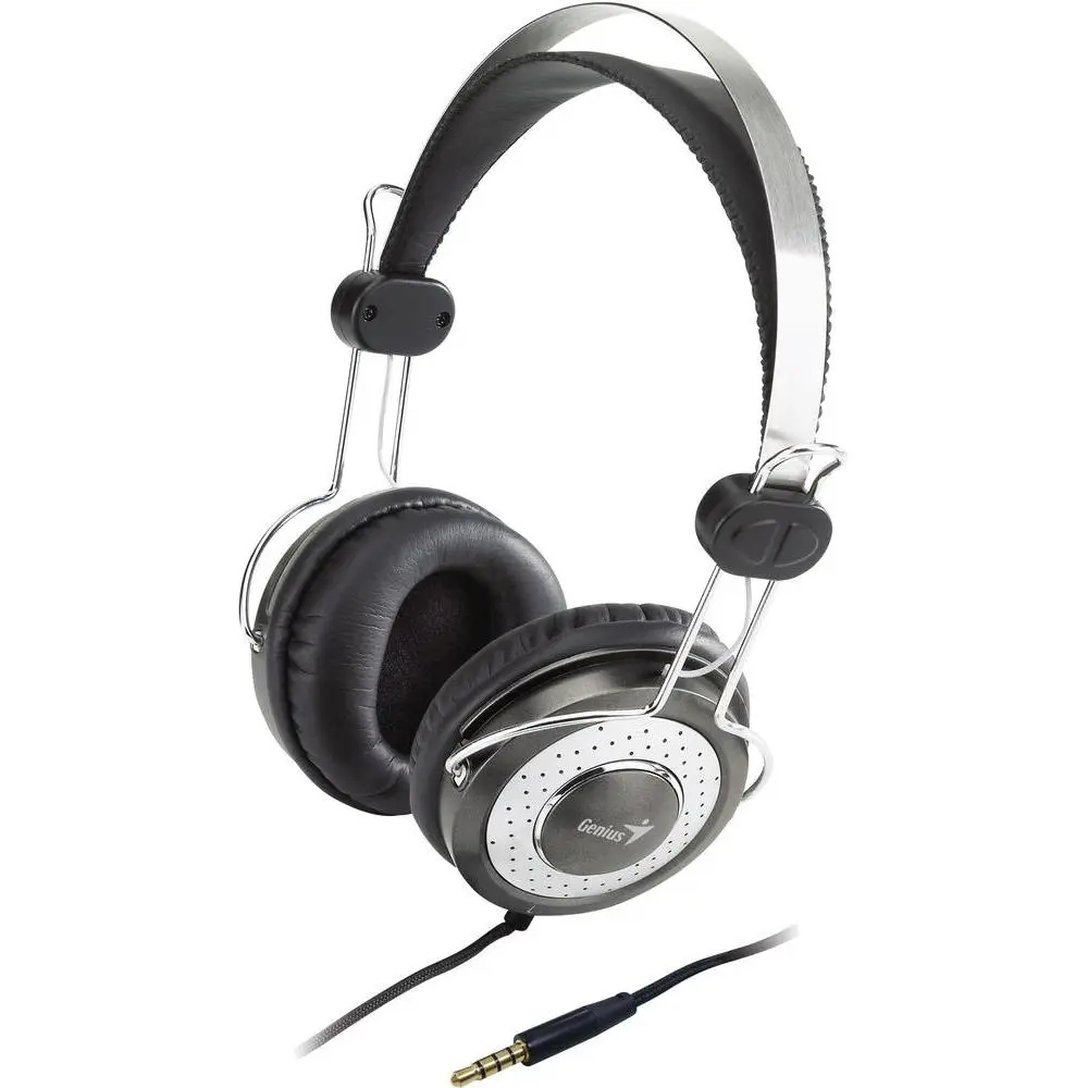Genius, HS-04SU Headset Black - Silver