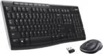 MK270, LOGITECH, Keyboard, Wireless Combo, BLACK.