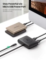 CR113 UGREEN USB 3.0 4 Ports Hub with 2.0 OTG Black 1M (20291)