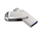 SDDDC4-128G-G46 , SANDISK, Flash Memory, Ultra Dual Drive Luxe USB Type-C, 128GB, ნაცრიფერი.
