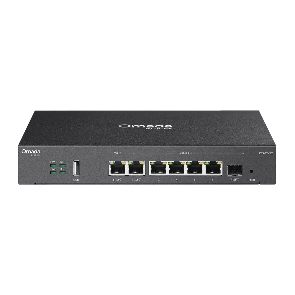 TP-Link, ER707-M2, Router, Omada Multi-Gigabit VPN Gateway