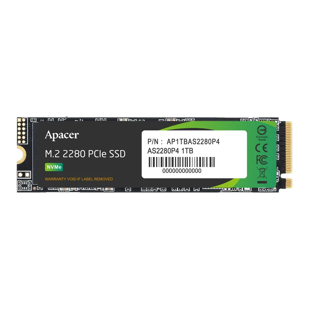 Apacer, AS2280P4, M2 SSD, M.2 PCIe 256GB.