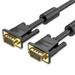 DAEBH, VENTION, Cable, VGA(3+6) Male to Male Cable with ferrite cores 2M Black.