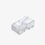 OT1091ATP01, UNITEK, Connector, UTP CAT6 RJ45 8P8C Pass Through Connector, 100pcs/box, 1µ gold-plated contacts, Transparent