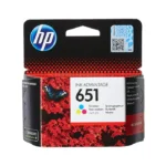 HP 651 Tri-color Ink Cartridge C2P11AE