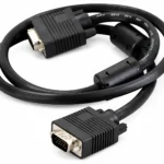 KDVGA1001-10M, KINGDA, 3+4+64 Braiding VGA Cable,Al and braiding shield,Copper ,Nickel Plated, 0.8mm
