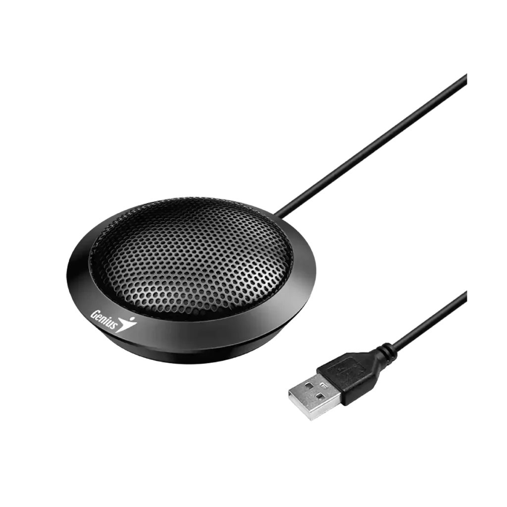 Genius, MIC-100U 360° multi-person conference Microphone Black