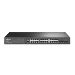 TP-Link, TL-SG3428, 24-Port Gigabit L2 Managed Switch with 4 SFP Slots