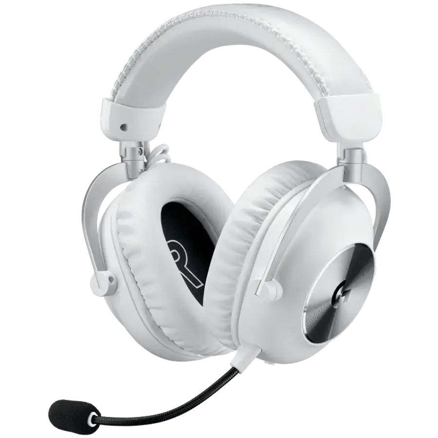 G PRO X2 LIGHTSPEED, Logitech, Wireless Gaming Headset - Blue Mic - WHITE.