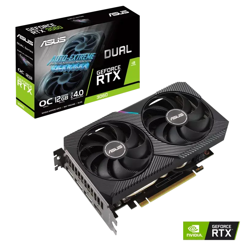 ASUS, Dual GeForce RTX 3060 V2 OC Edition ASUS, Dual GeForce RTX 3060 V2 OC Edition