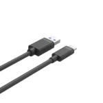 Y-C474BK,UNITEK USB3.0 Type-C (M) Cable to Type-A (M) Cable, 1M Black