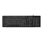 Genius, SlimStar 820, AI Copilot Key, Keyboard, Black